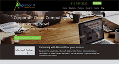 Desktop Screenshot of biggreenit.com